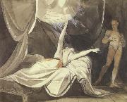 Henry Fuseli Kriemhilde Sees the Dead Sikegfried in a Dream (mk45) painting